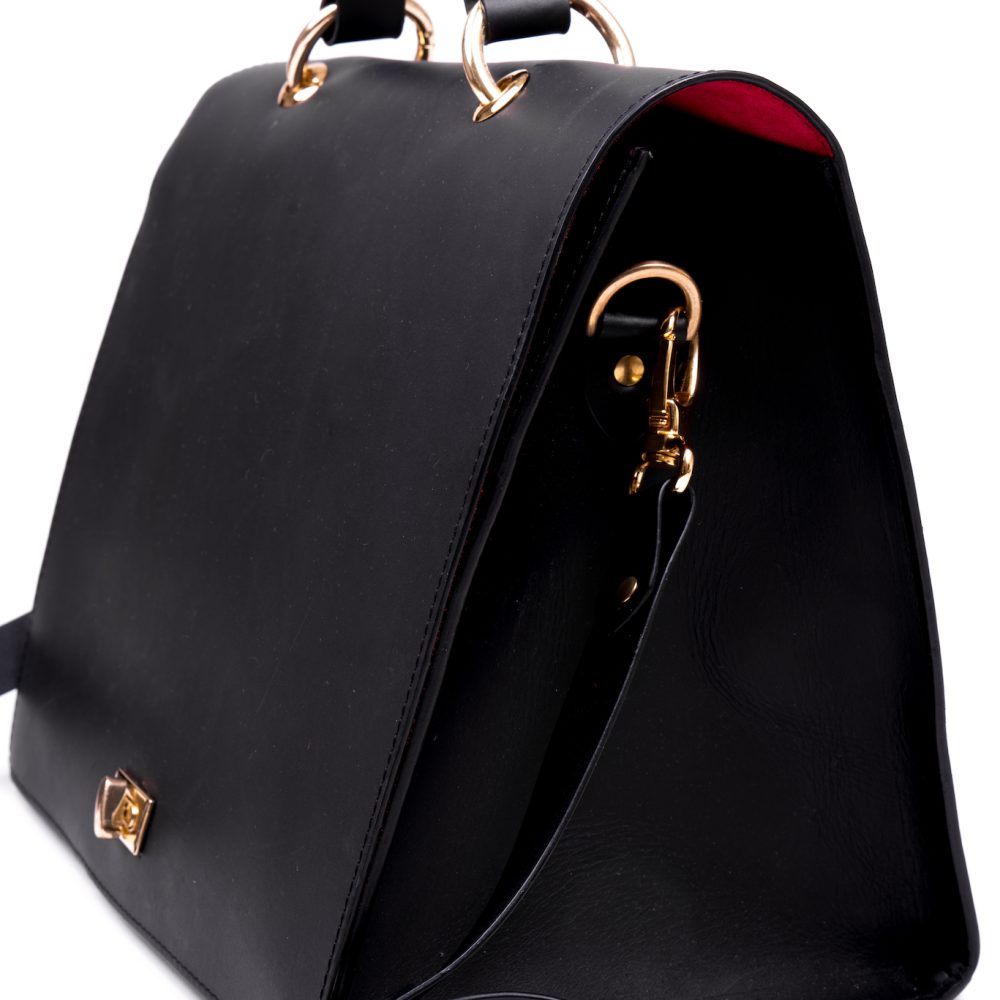 MoQueen VolcanoBlackHandBag 3